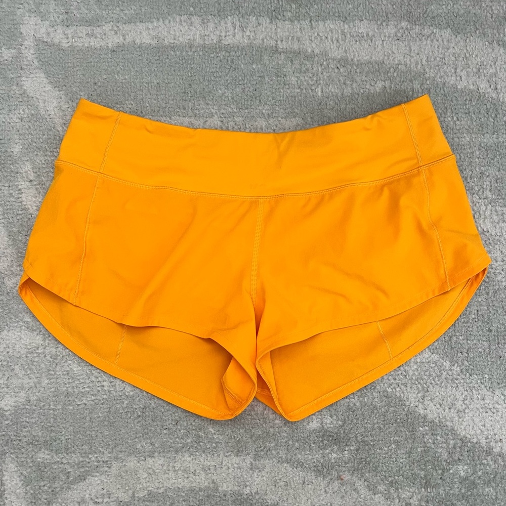 Lulu speed ups size 6 orange